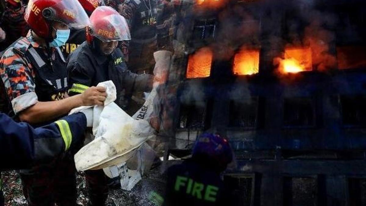 Bangladeş'te facia! 43 kişi yanarak can verdi