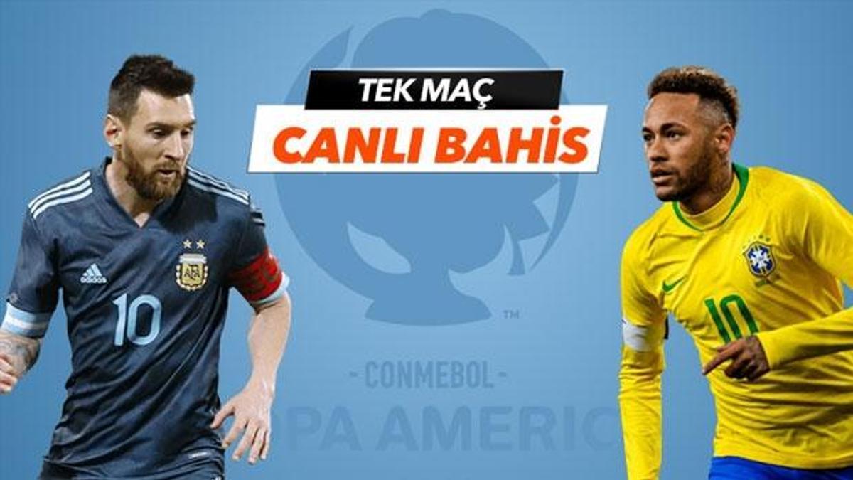Copa America'da final heyecanı! Arjantin - Brezilya maçı Tek Maç ve Canlı Bahis seçenekleriyle Misli.com’da