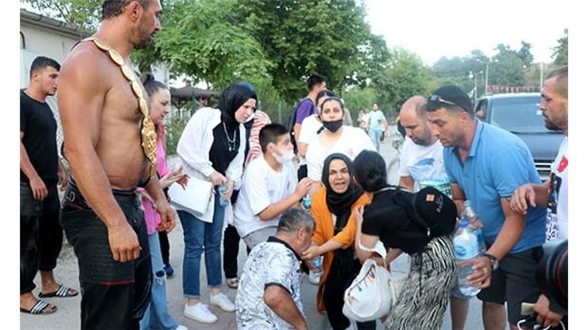 Talihsiz kaza! Kırkpınar Başpehlivanı Ali Gürbüz'ün zor anları