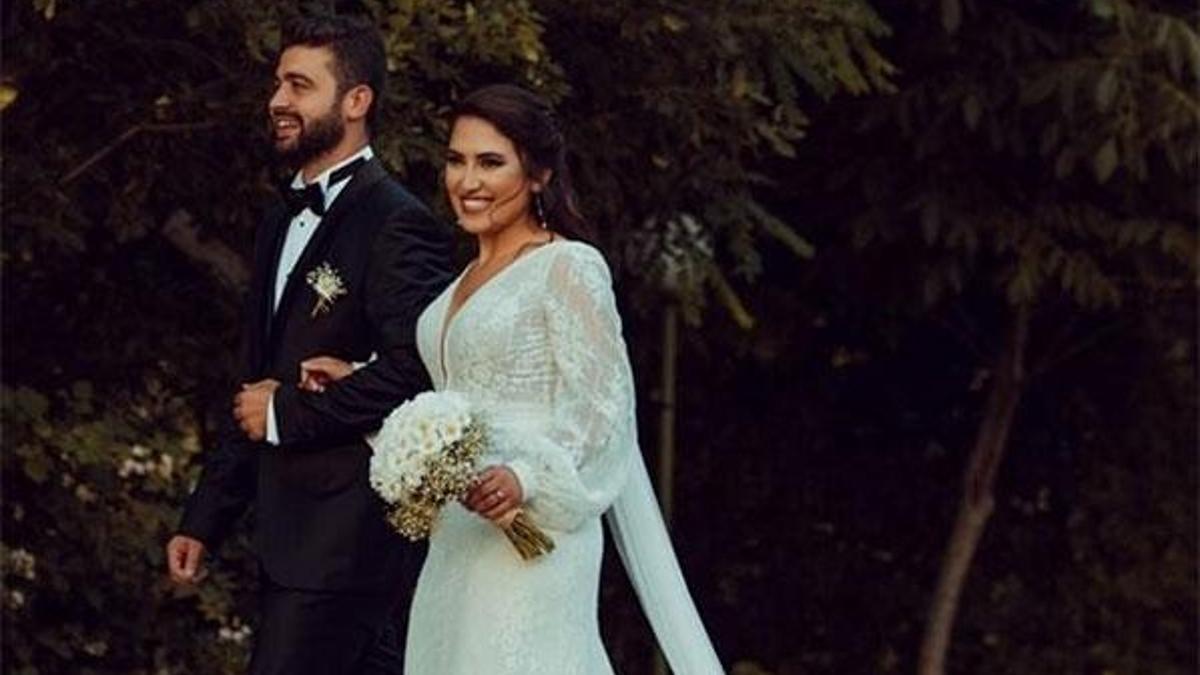 ÇGHB 2 oyuncusu Cemile Canyurt ve Mertkan Kaya düğün yaptı