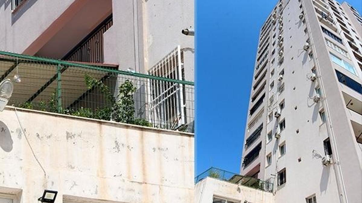 Korkunç son! 16'ncı kattaki balkondan 2'nci katın terasına düştü