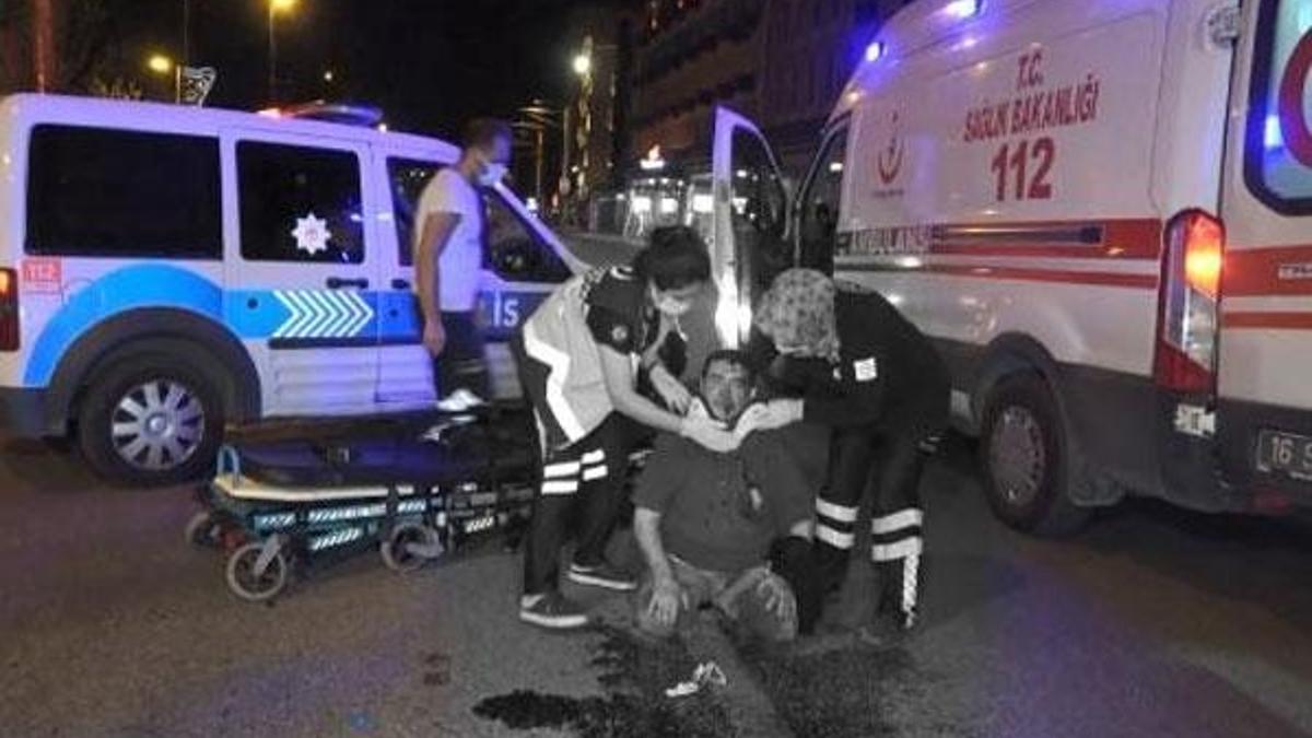 Camiye giderken motosiklet çarptı