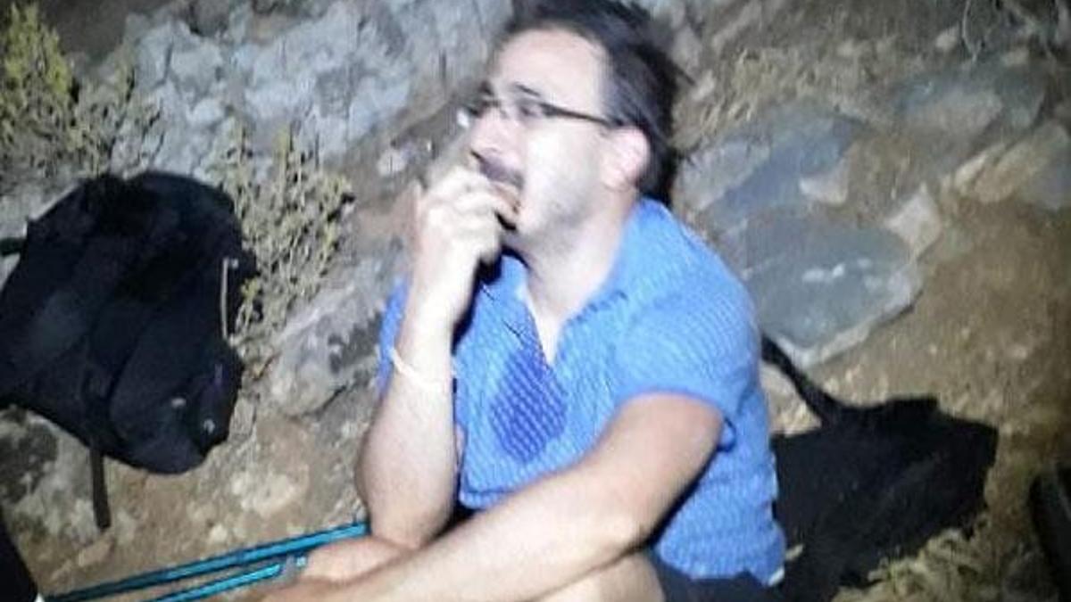 Dağ yürüyüşünde kayboldu! 3 saat sürdü