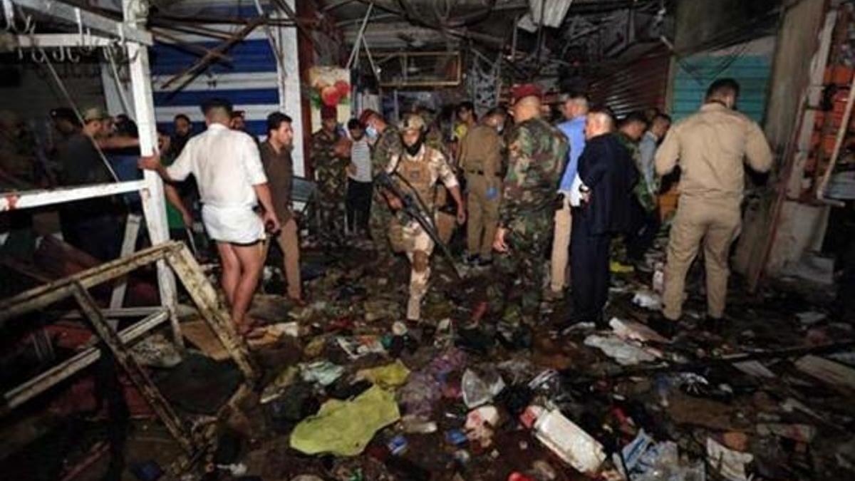 Irak'ta halk pazarında patlama: Çok sayıda ölü ve yaralı var