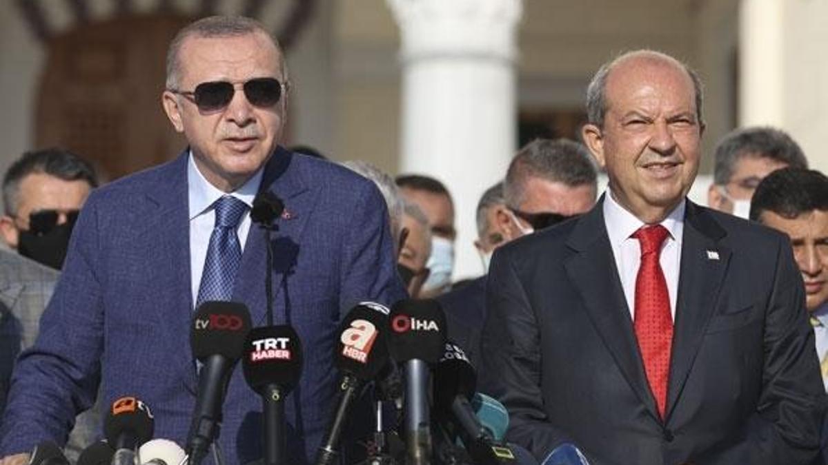 Cumhurbaşkanı Erdoğan'dan Kıbrıs'ta bayram mesajı