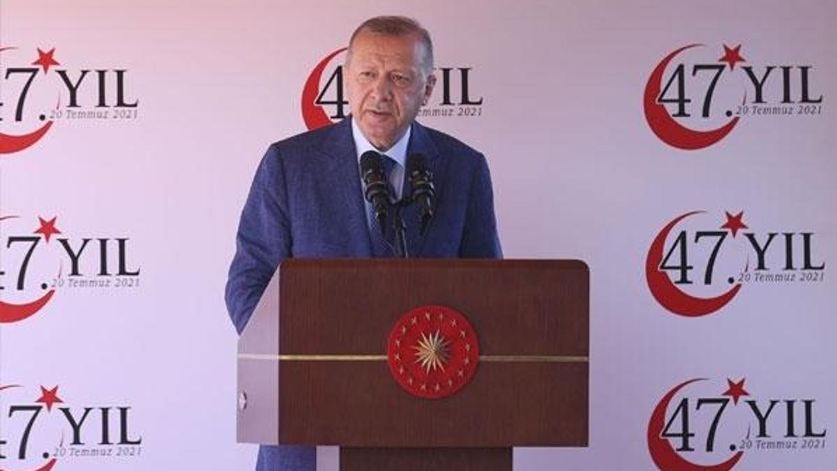 Cumhurbaşkanı Erdoğan'dan dünyaya net 'Kıbrıs' mesajı: Taviz vermeyeceğiz