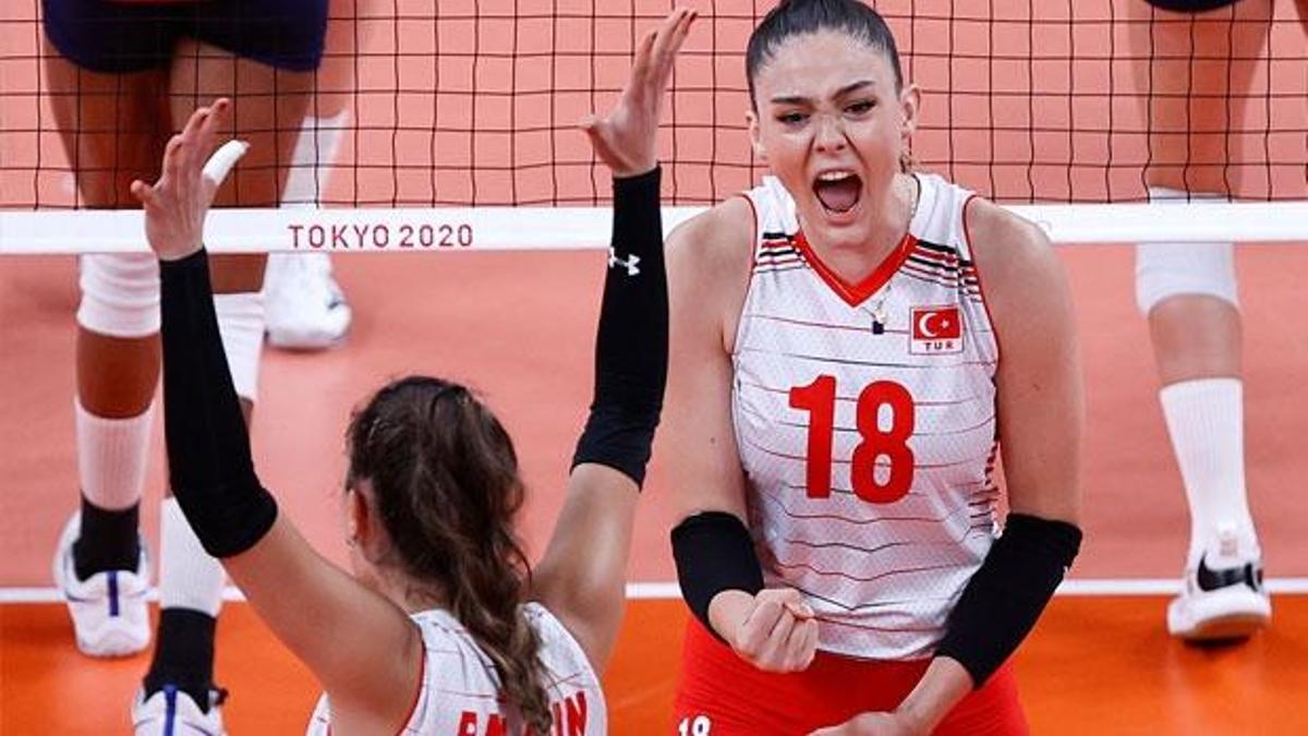 Tokyo 2020'de Filenin Sultanları ABD'yi salladı yıkamadı 2-3