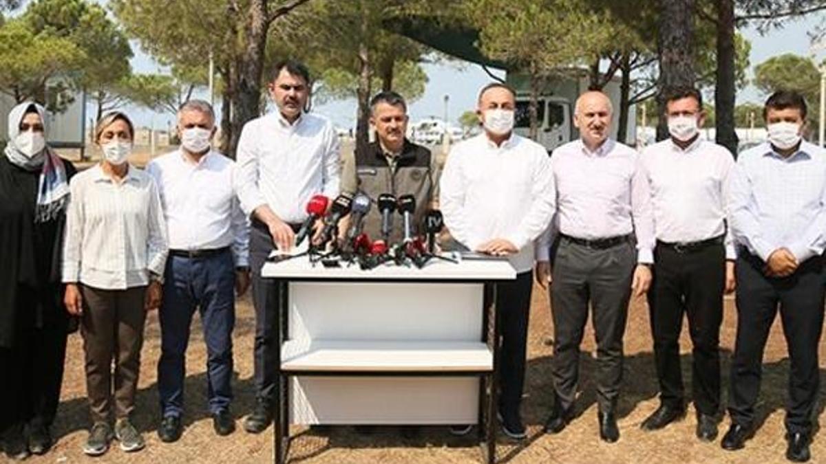 Bakanlardan son dakika yangın açıklaması: İşlem başladı...