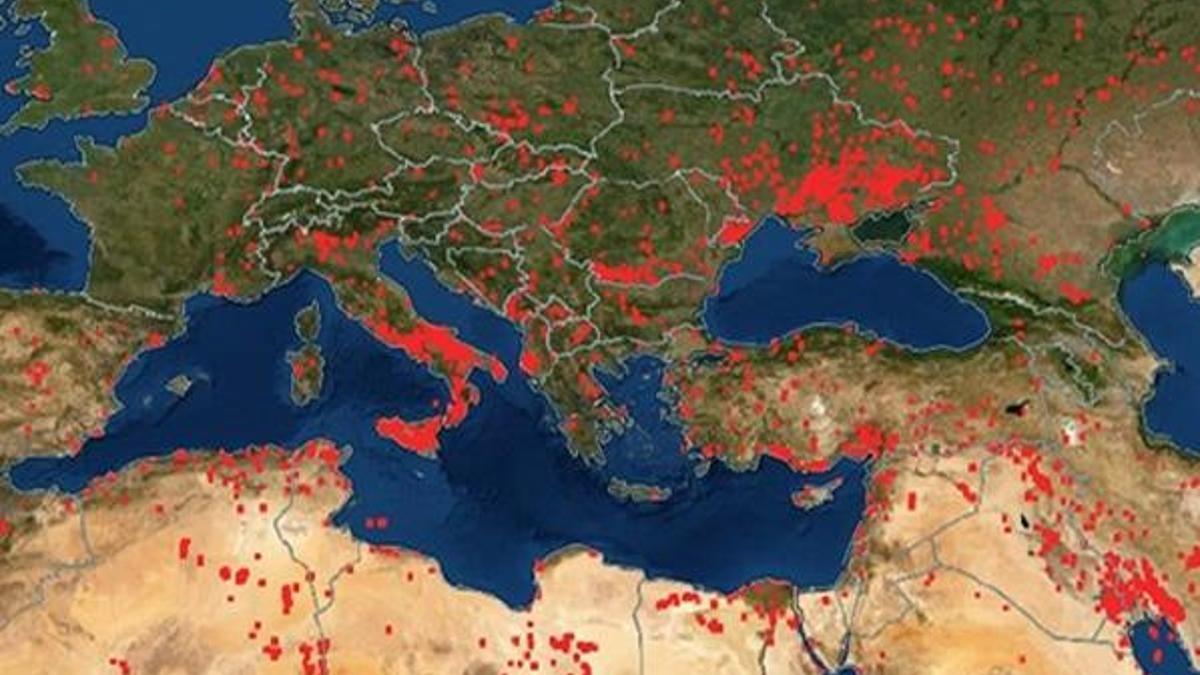 Yangın haritası son durum! Türkiye NASA Fire Map nedir? Canlı NASA yangın haritası!