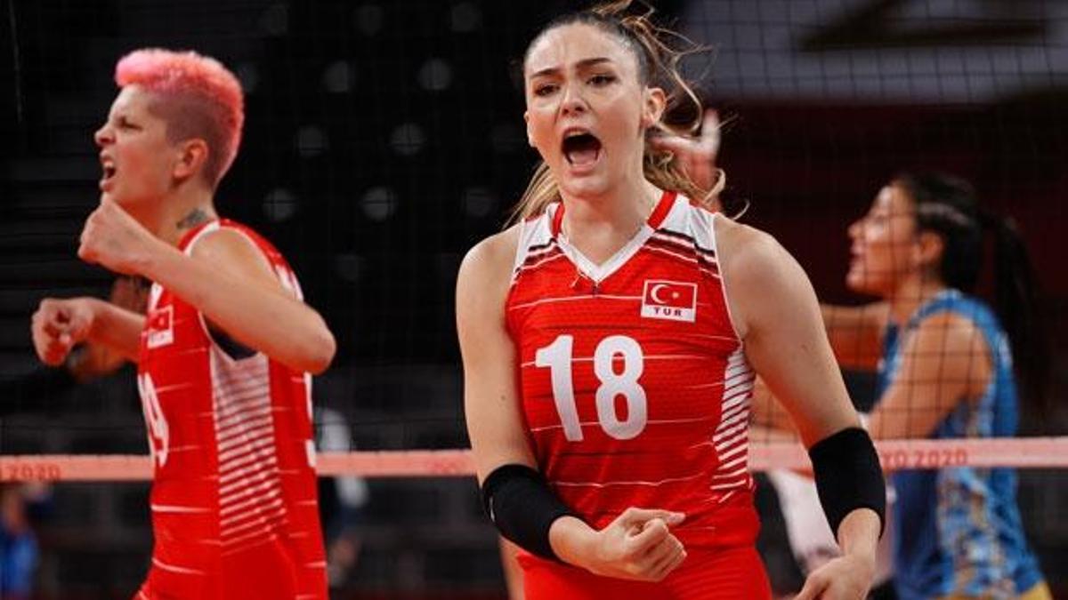 A Milli Kadın Voleybol Takımı Arjantin'i 3-0 mağlup ederek çeyrek finale yükseldi