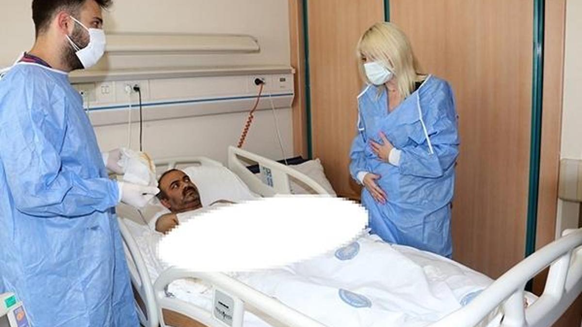 Kol naklinden 35 gün sonra ayağa kalkıp, yürüyüş yaptı