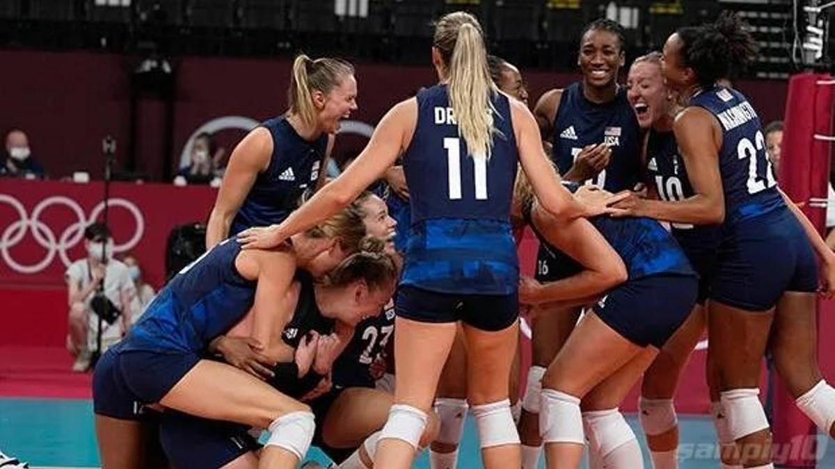 Voleybolda ilk finalist ABD!