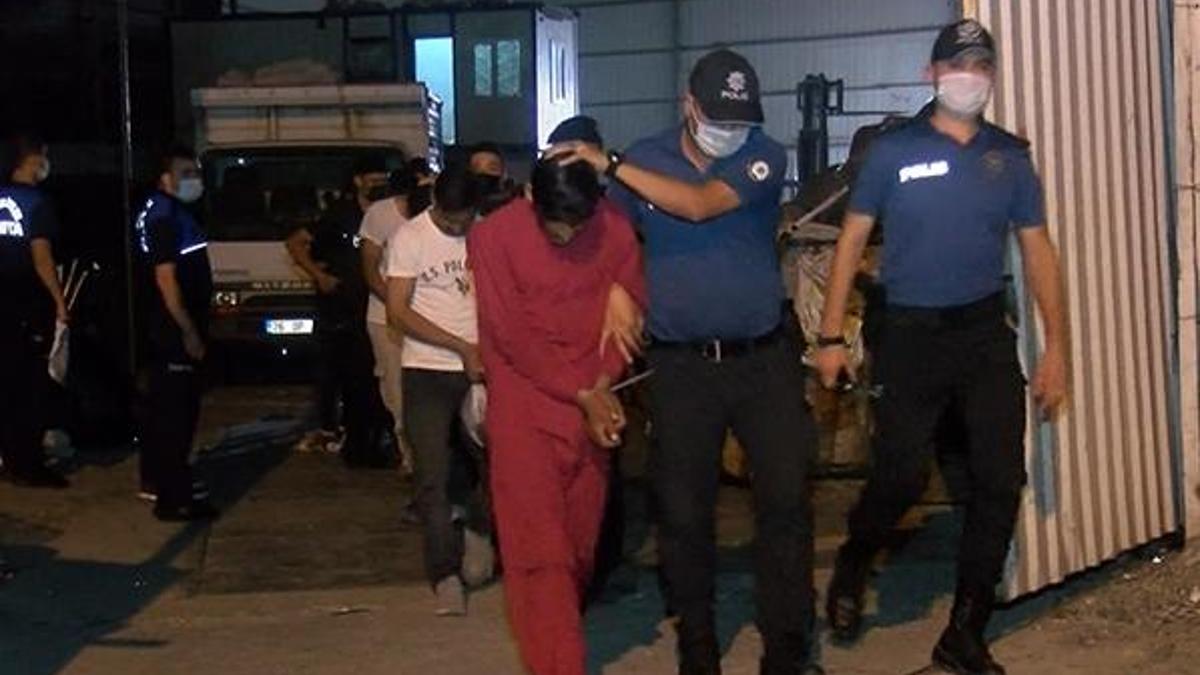 Katı atık tesislerinde çalışan kaçak göçmenlere operasyon