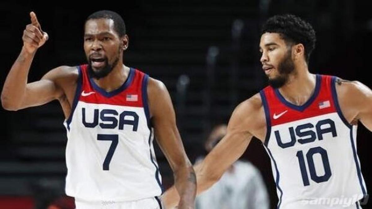 Durant 29 sayı attı ABD üst üste 4.kez şampiyon oldu