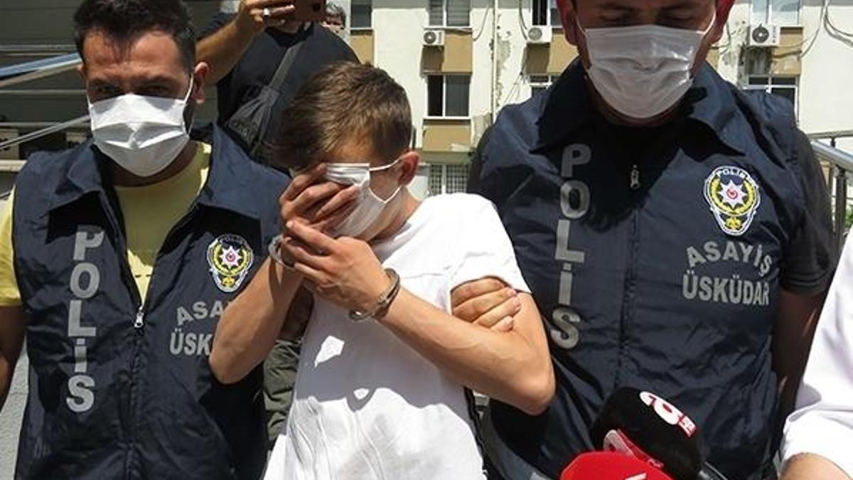 Üsküdar'da kediyi tekmeleyip öldüren şüpheli tutuklandı!