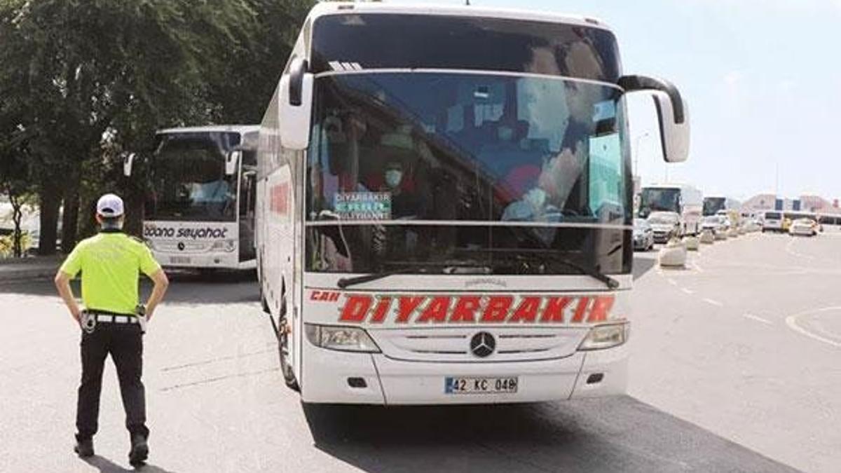 Otobüslerde denetim arttı