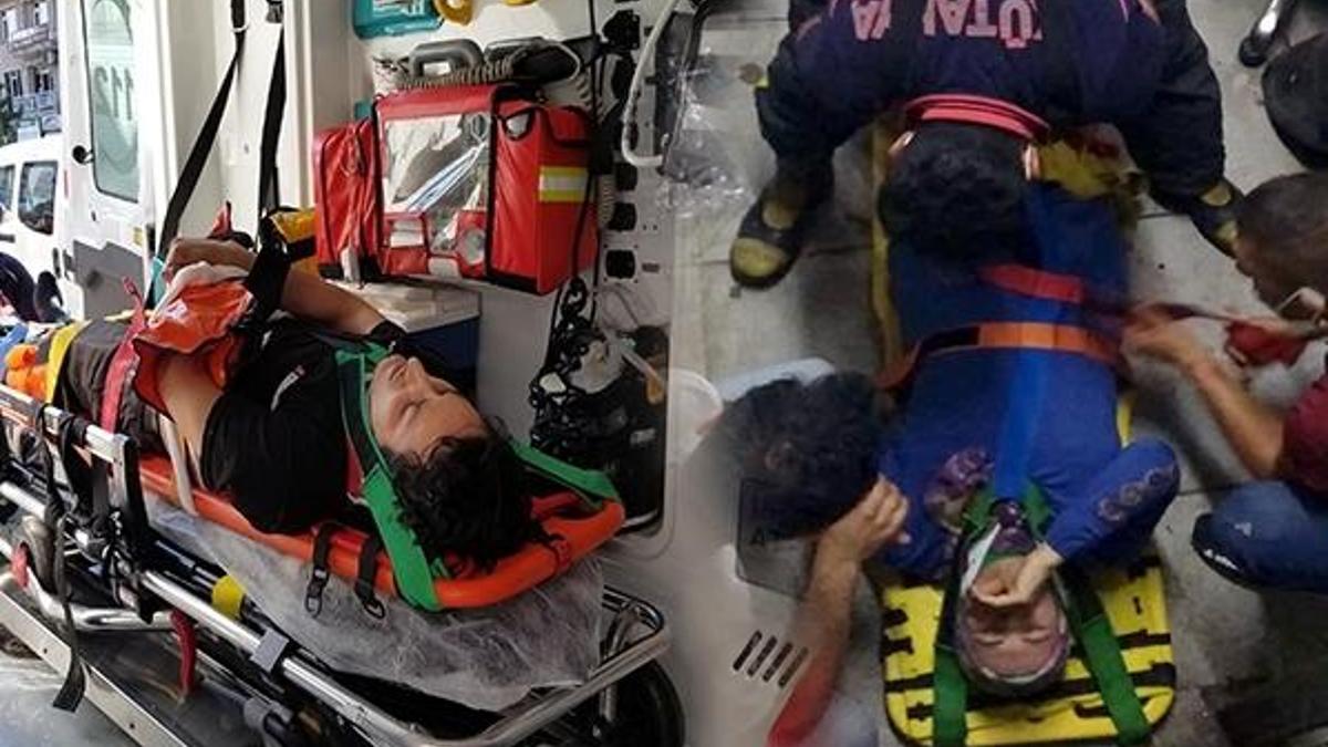 Kasap dükkanında asansör düştü! 2 kişi yaralandı