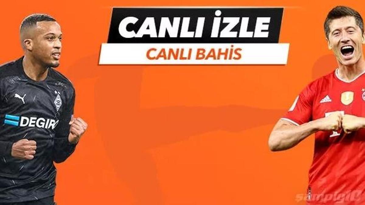 Borussia Mönchengladbach - Bayern Münih maçı Tek Maç, Canlı Bahis ve Canlı İzle seçenekleriyle Misli.com’da