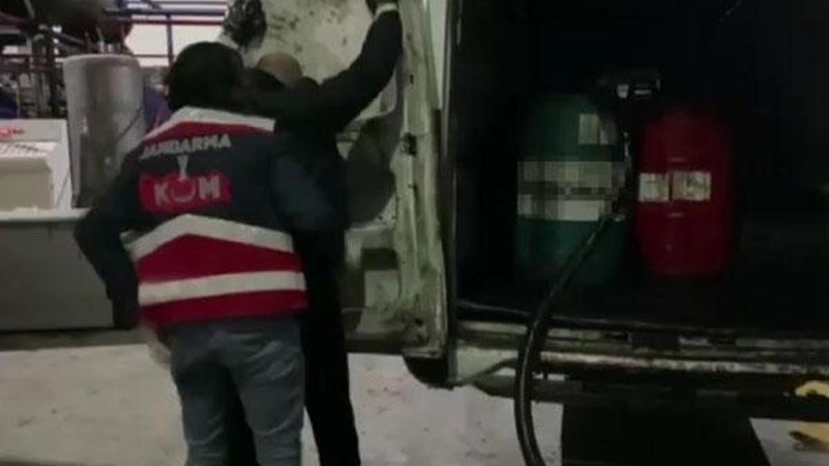Jandarmadan 10 numara yağ operasyonu