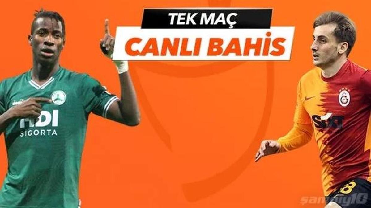 Giresunspor-Galatasaray maçının heyecanı Tek Maç ve Canlı Bahis seçenekleriyle Misli.com’da
