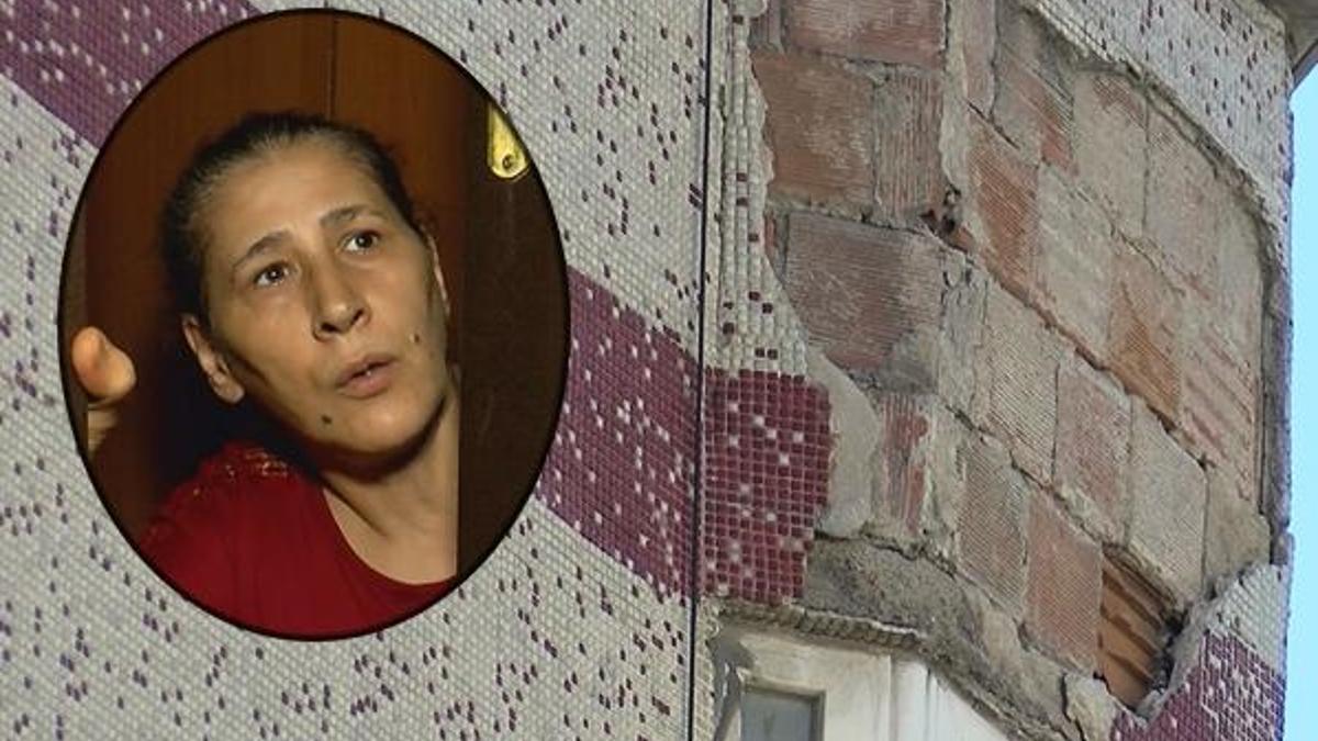 Deprem riskini hiçe saydılar! Ağır hasarlı binada oturmaya devam ettiler