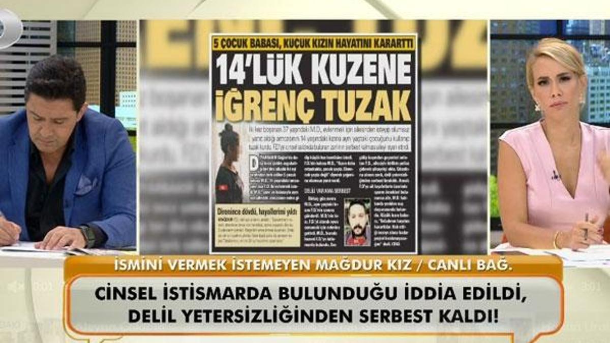 14 yaşındaki kız çocuğu canlı yayında isyan etti!