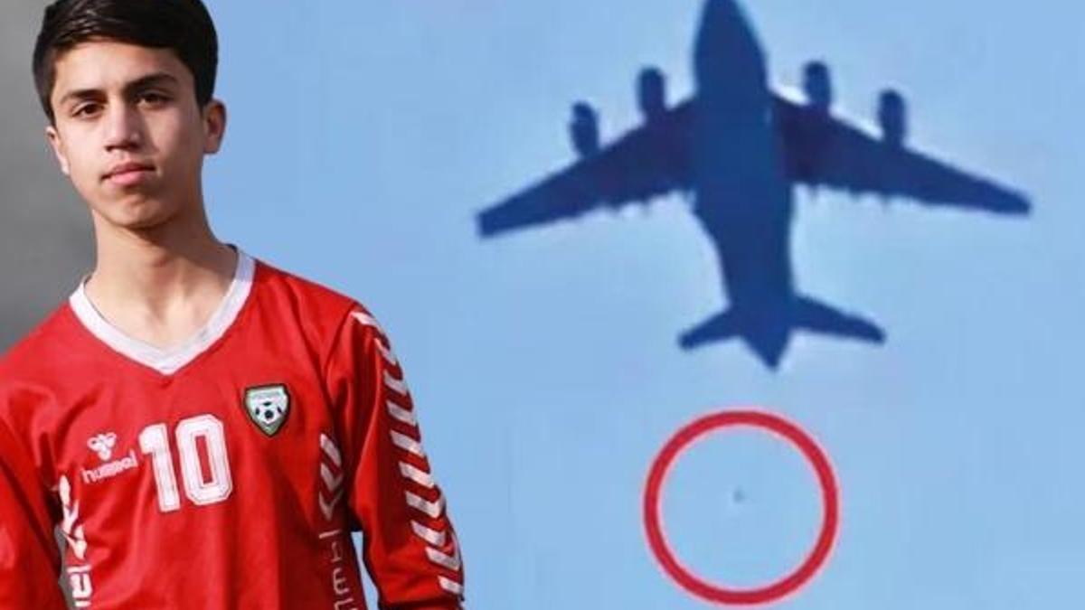 Uçaktan düşen Afgan’ın kimliği belli oldu! Son mesajı yürek burktu