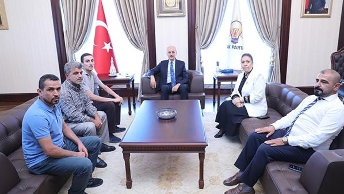 AK Parti'li Kurtulmuş, Diyarbakırlı Babalar ile görüştü
