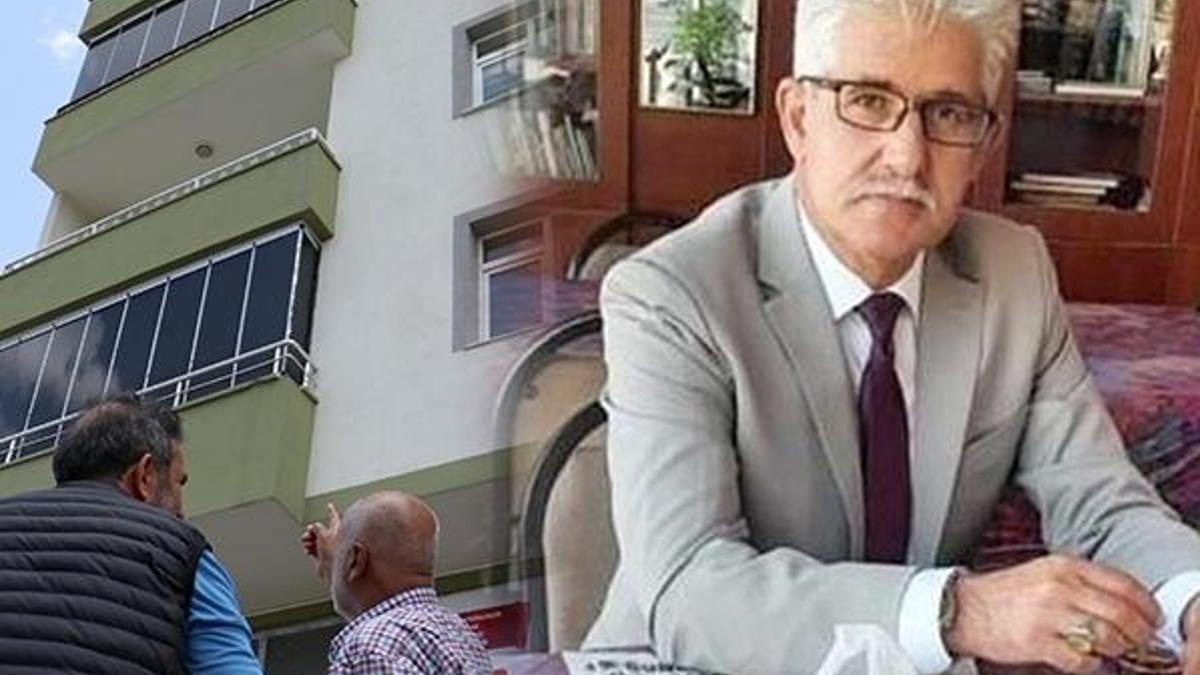 Emekli öğretmen çilingiri beklemedi, 3'üncü kattan düşüp öldü