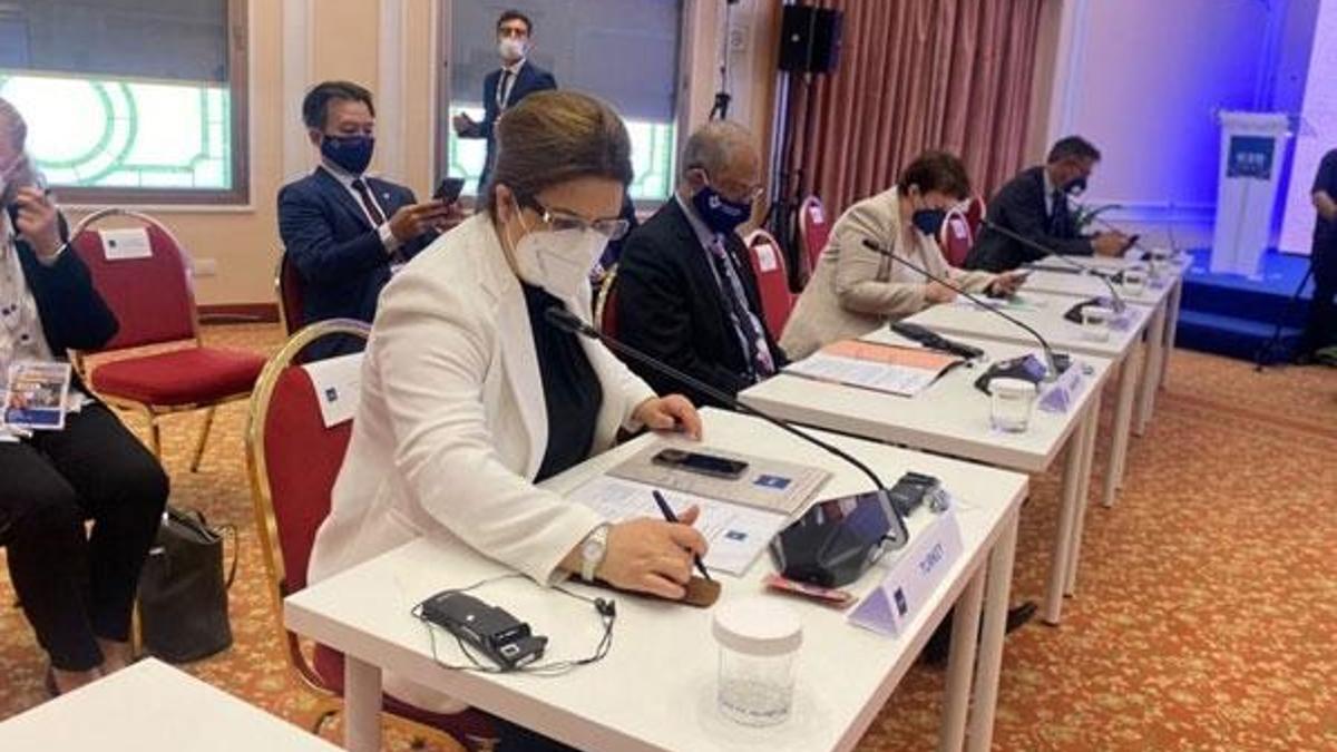 Bakan Yanık, G20 Kadınların Güçlendirilmesi Bakanlar Konferansı'nda konuştu