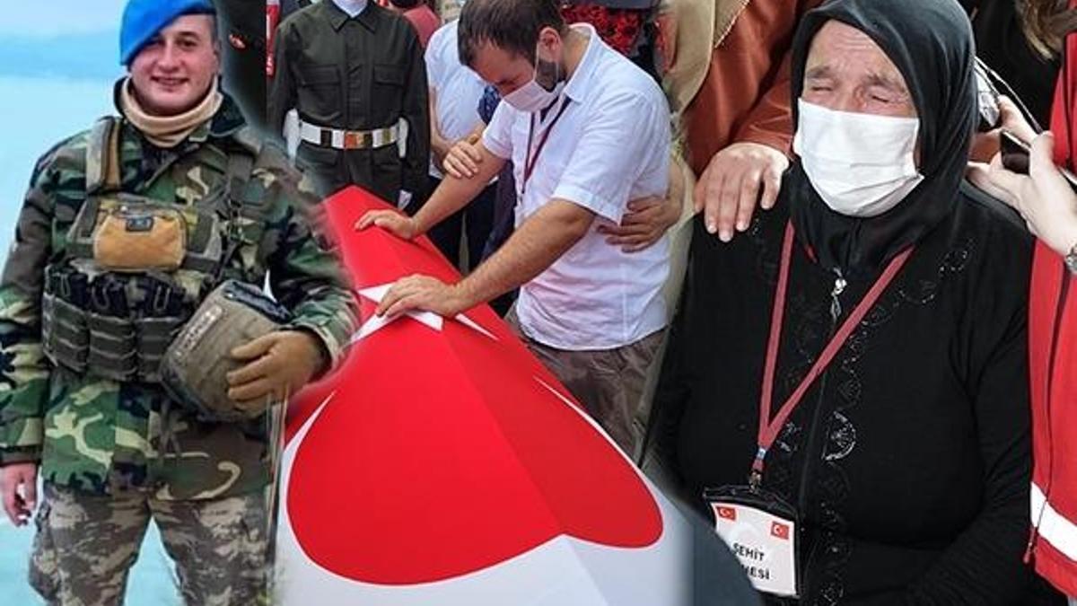 Şehit Uzman Çavuş, gözyaşlarıyla toprağa verildi