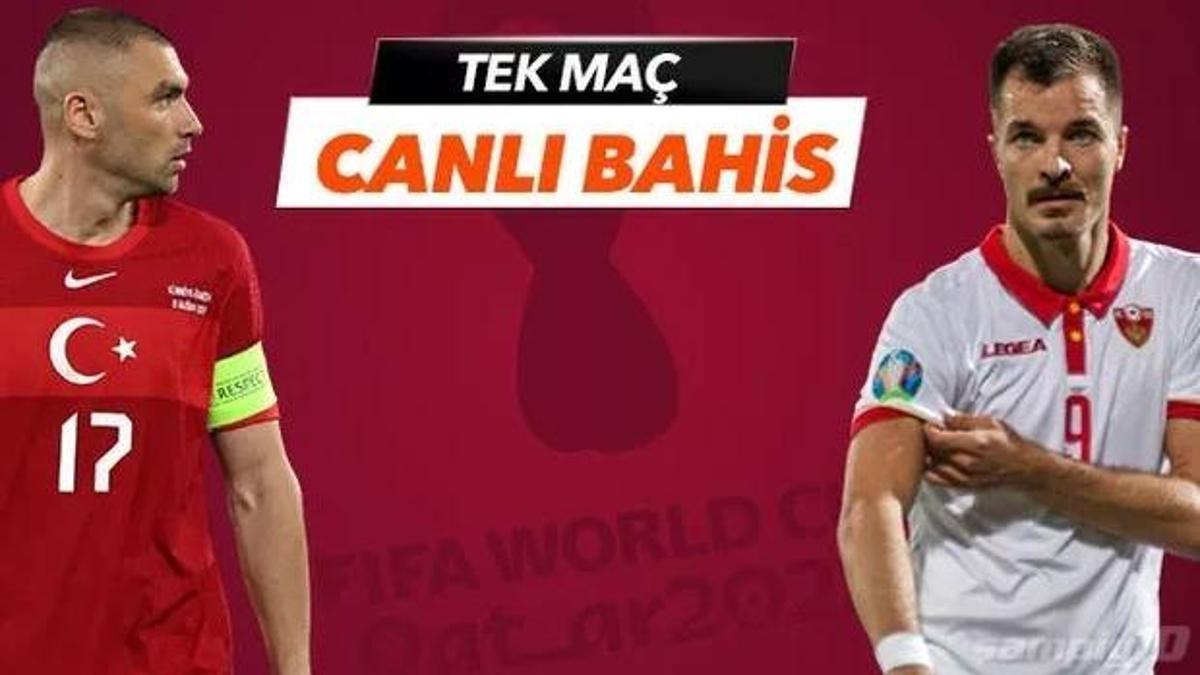 Türkiye - Karadağ maçı canlı bahis heyecanı Misli.com'da