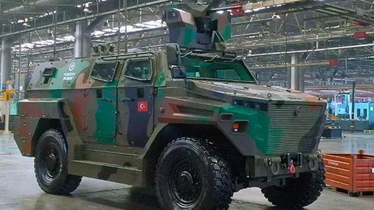 Zırhlı Pusat göreve hazırlanıyor