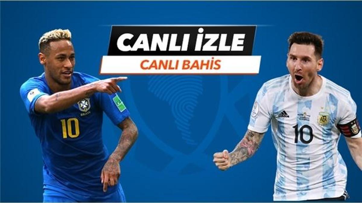 Brezilya - Arjantin Tek Maç, Canlı Bahis ve Canlı İzle seçenekleriyle Misli.com’da