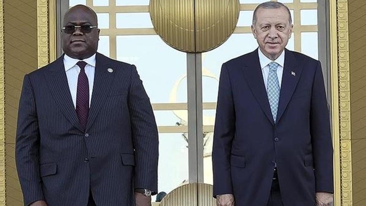 Ankara'da bir ilk! Cumhurbaşkanı Erdoğan resmi törenle karşıladı
