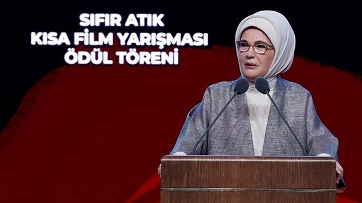 Emine Erdoğan: Sıfır Atık Projesi'ni hepimizin seferberlik ruhuyla sahiplenmesi gerekiyor
