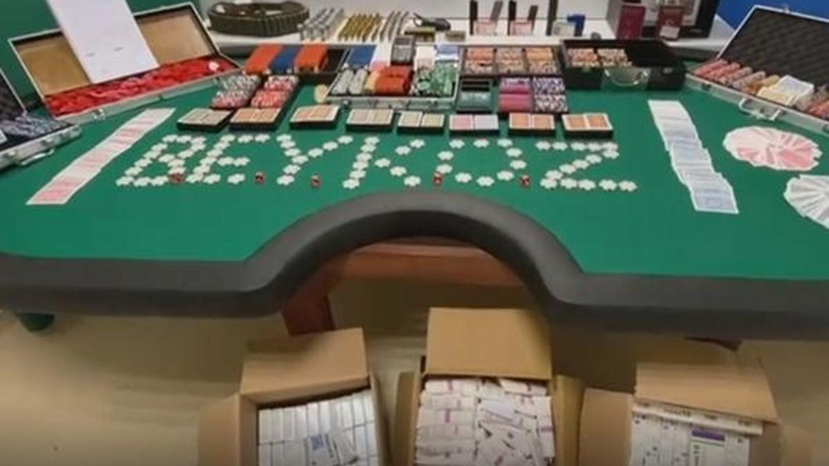 Lüks araçlar girip çıkıyordu! Casino villaya baskın düzenlendi