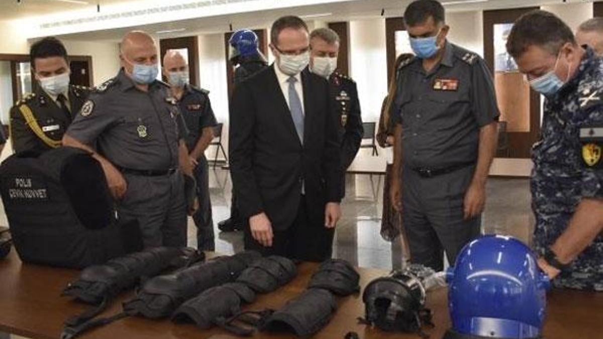 İçişleri Bakanlığı'ndan Lübnan güvenlik güçlerine destek