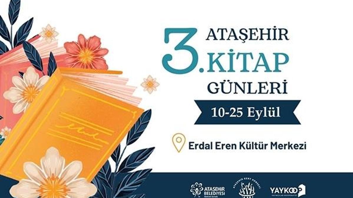 Ataşehir 3. kitap günleri başlıyor