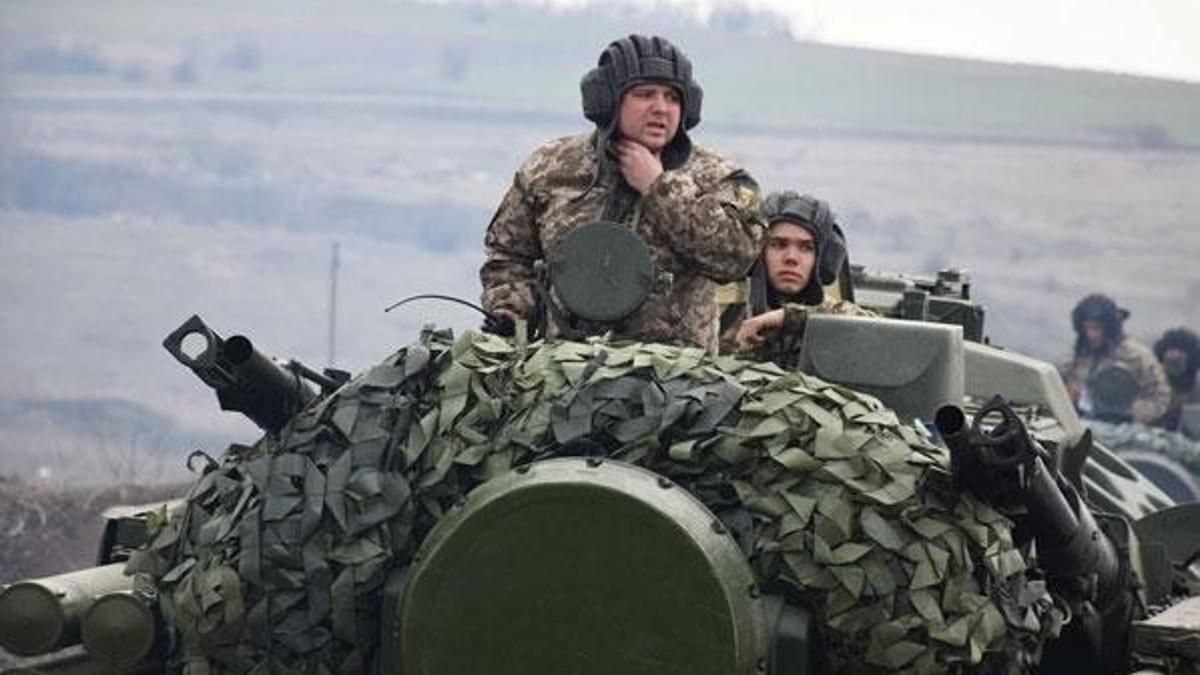 Donbas'ta bir Ukrayna askeri hayatını kaybetti
