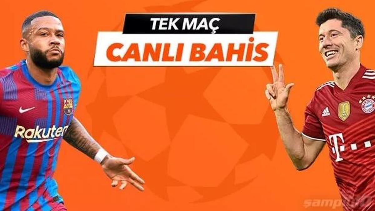 Barcelona - Bayern maçı Tek Maç ve Canlı Bahis seçenekleriyle Misli.com’da