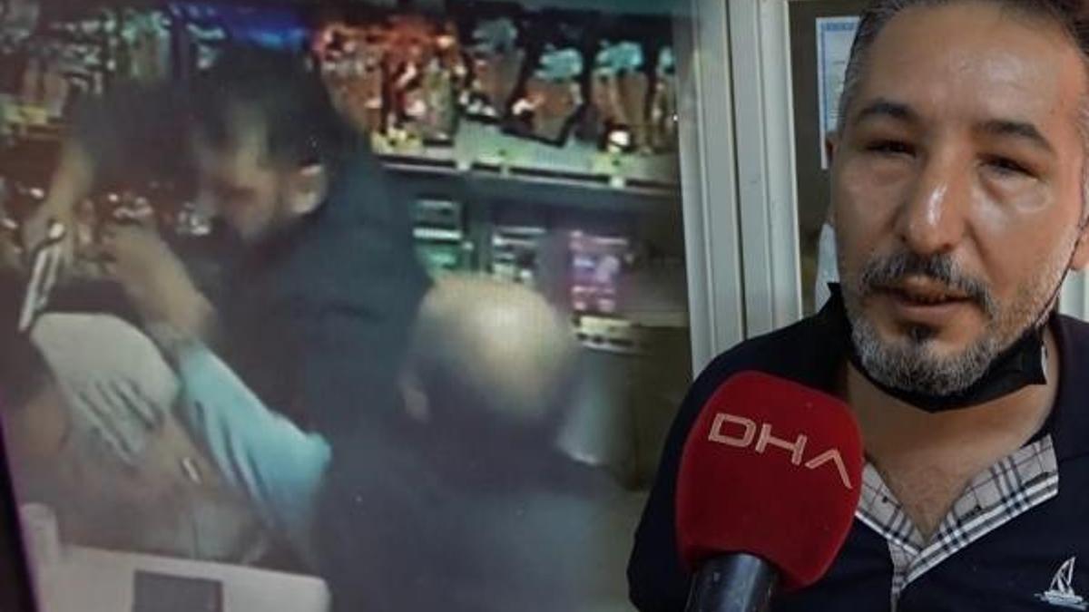 Rakip dehşeti! Marketi basıp, kafasına silah dayadı