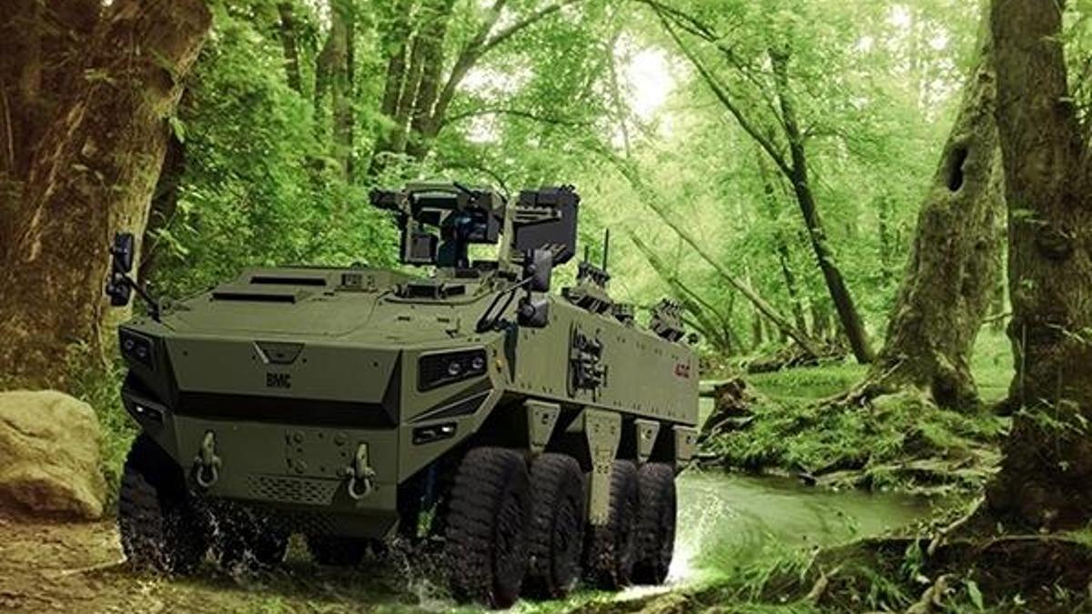 Türkiye'nin yeni zırhlı aracı Altuğ 8x8 göreve hazırlanıyor