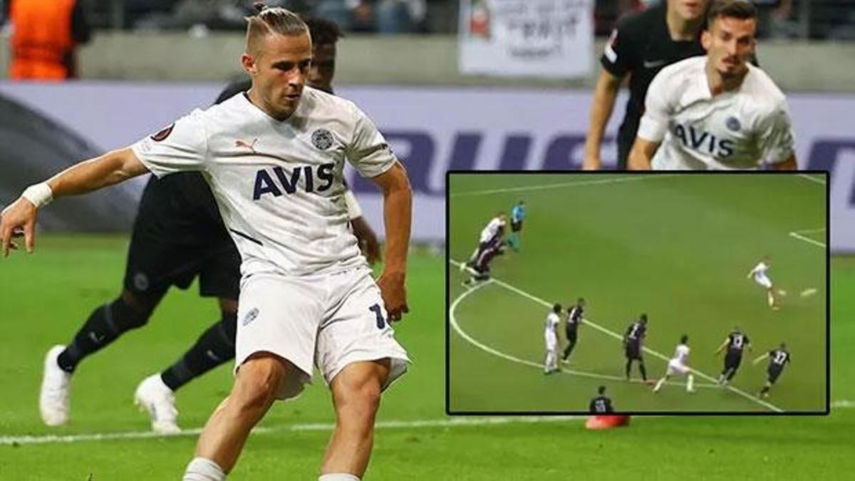 Fenerbahçe Frankfurt maçında galibiyet santimlerle kaçırdı! İşte tam o an...