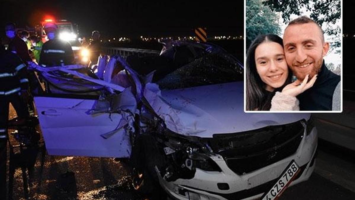 Düğün yolunda kaza! 2 gün önce evlenmişlerdi: 2 ölü, 4 yaralı