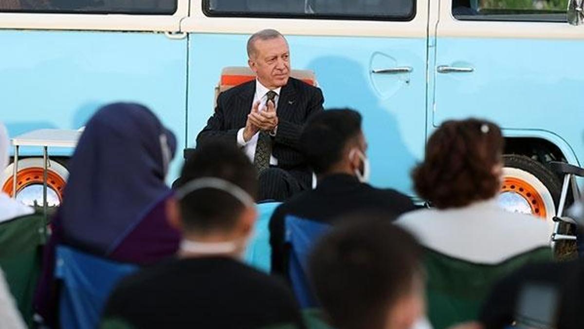 Cumhurbaşkanı Erdoğan Mersin'de gençlerle buluştu