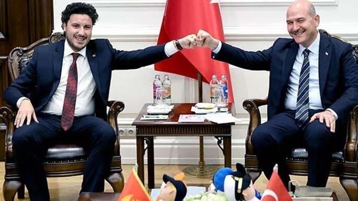 Bakan Soylu, Karadağ Başbakan Yardımcısı Abazoviç ile bir araya geldi