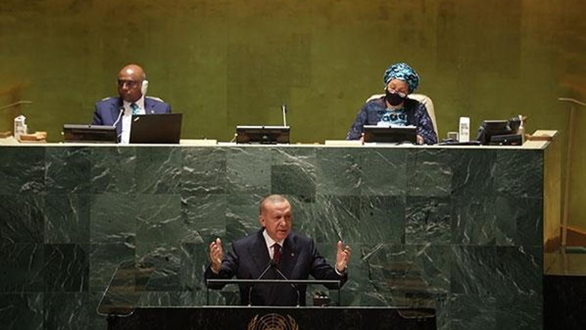 Cumhurbaşkanı Erdoğan'dan BM Genel Kurulu'nda yerli aşı mesajı!