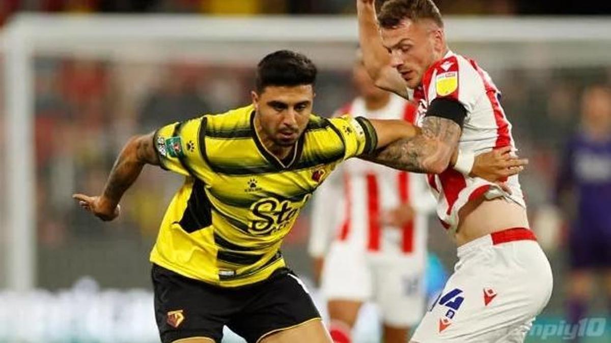 Ozan Tufan ilk kez forma giydi Watford 3 yedi