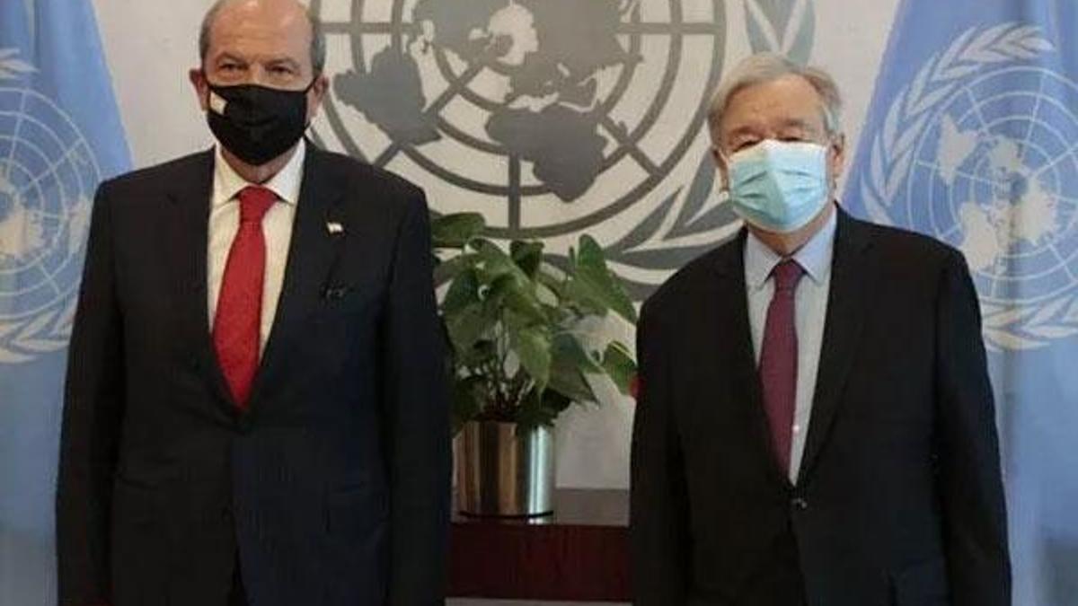 BM Genel Sekreteri Guterres KKTC Cumhurbaşkanı Tatar ile görüştü